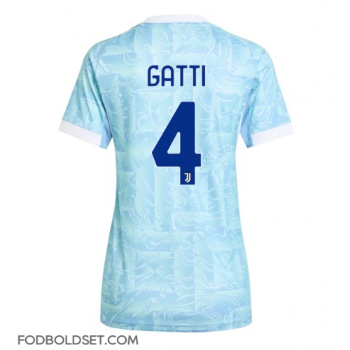 Juventus Federico Gatti #4 Udebanetrøje Dame 2025-26 Kortærmet